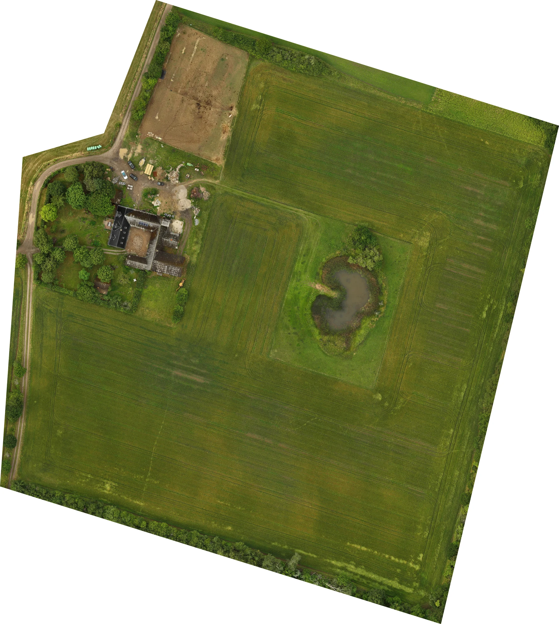 Ortokort fra Markildevej 8 – fremdriftsregistrering 13. juli 2026